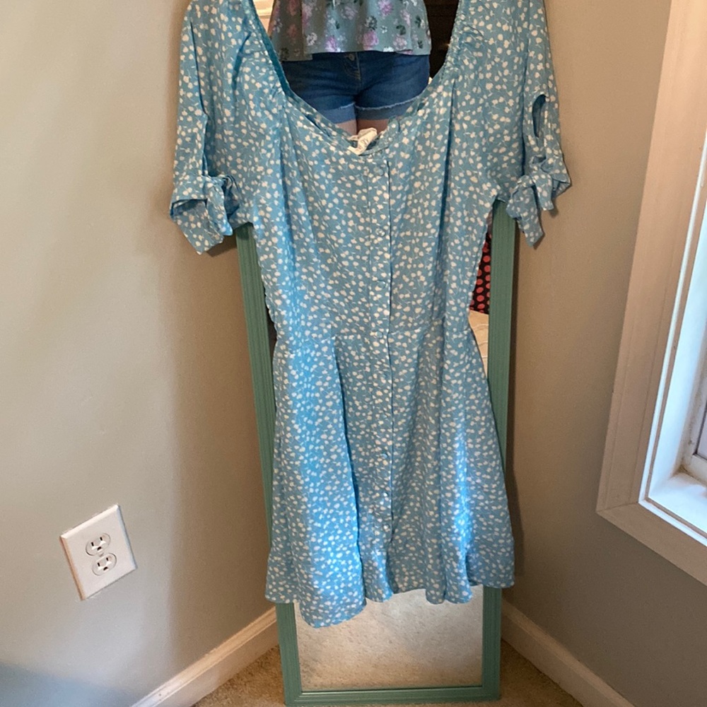 Light blue dress